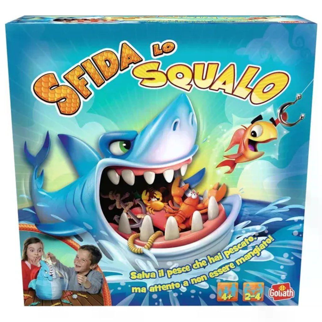 Goliath Sfida lo Squalo – Gioco da Tavolo Interattivo, 4+ Anni Goliath Sfida lo Squalo – Gioco da Tavolo Interattivo, 4+ Anni