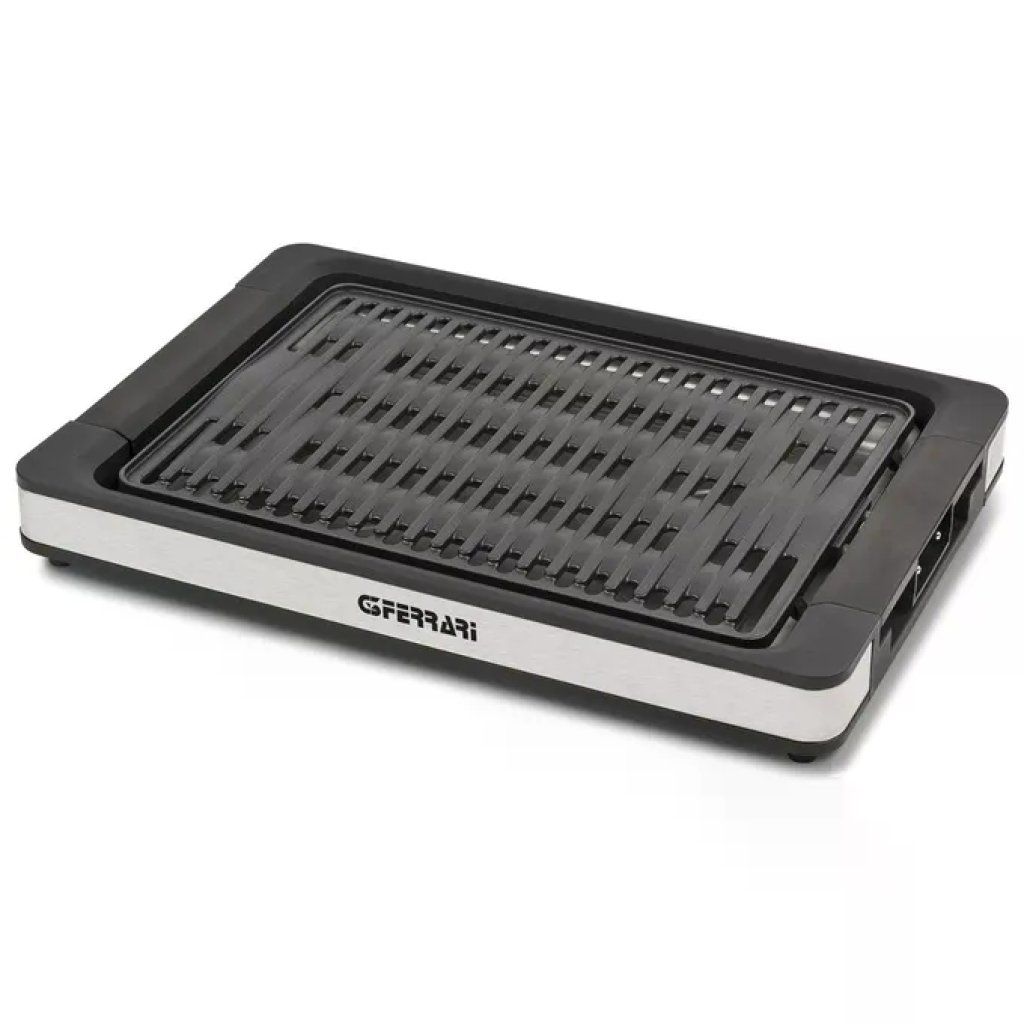 G3 Ferrari 8055176403805 Barbecue Elettrico G10206 Tito Smokeless Nero e Argento G3 Ferrari 8055176403805 Barbecue Elettrico G10206 Tito Smokeless Nero e Argento
