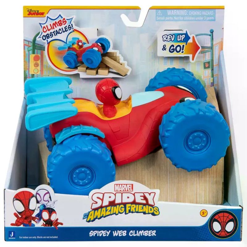 Jazwares Spidey Veicolo Buggy 4x4 Macchinina per Bambini Multicolore