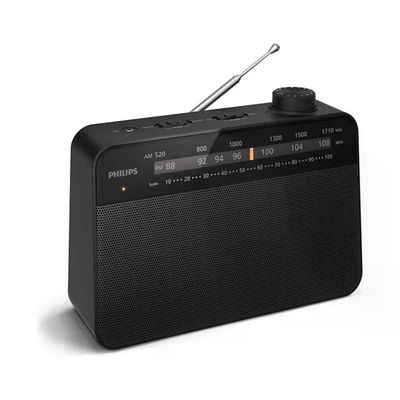 Philips TAR2509/10 Radio Portatile Analogica AM/FM Nera Philips TAR2509/10 Radio Portatile Analogica AM/FM Nera