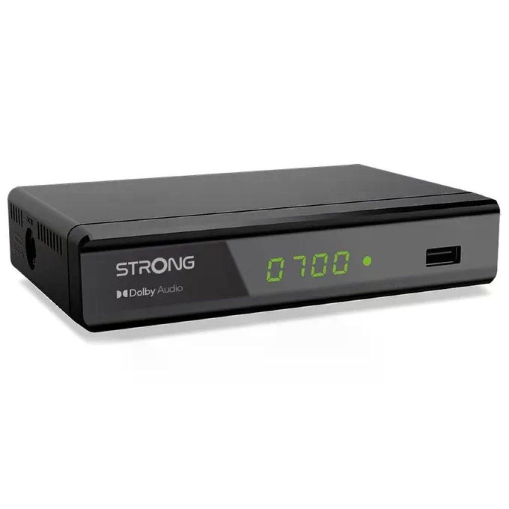 Strong SRT 8119 Decoder Digitale Terrestre DVB-T2 Full HD Nero