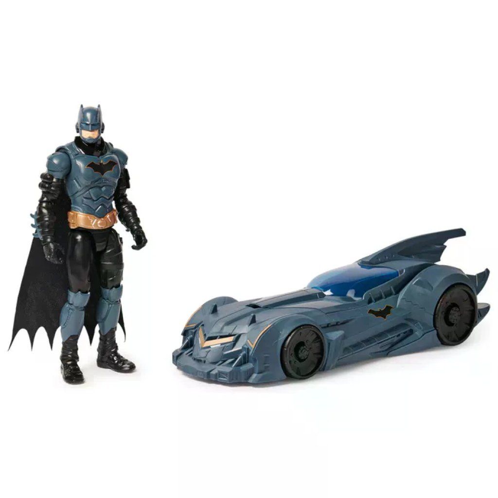 SPIN MASTER Batman Shadow Guardian 30 cm con Batmobile – Spin Master