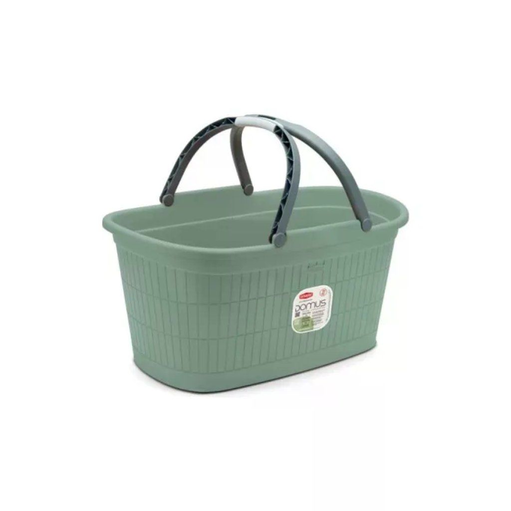 DOMUS Stefanplast Domus Cesta Portabiancheria 35 L Verde