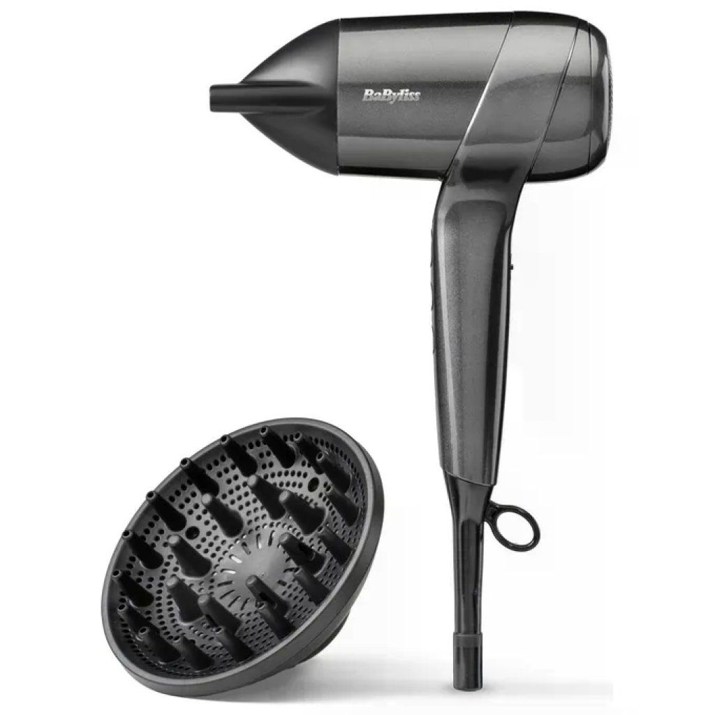 BaByliss D6200DE Titanium Shine Asciugacapelli Ionico 1600 W