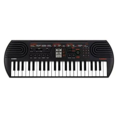 Casio SA-81 Tastiera Digitale Portatile, 44 Mini Tasti, Nera