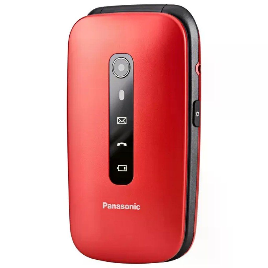 Panasonic KX-TU550EXR Cellulare Senior 4G Rosso