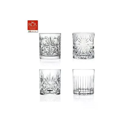 RCR 262490 Mixology Bicchieri Multicolore 4 Pezzi RCR 262490 Mixology Bicchieri Multicolore 4 Pezzi