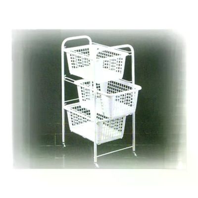 3C CASA Metaltex San Diego – Scaffaletto bianco con cestelli estraibili e ruote 3C CASA Metaltex San Diego – Scaffaletto bianco con cestelli estraibili e ruote