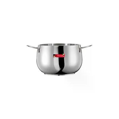 Inoxriv River Pentola Alta 20 cm, 4 L, Acciaio Inox 18/10