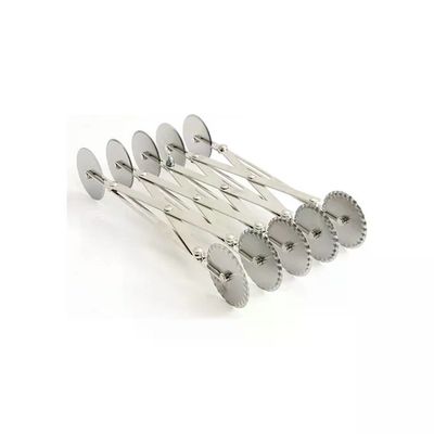 Kaufgut 040691 Tagliapasta Doppio Regolabile 10 Rotelle 5 Lisce 5 Festonate Acciaio Inox Estensibile 48 Kaufgut 040691 Tagliapasta Doppio Regolabile 10 Rotelle 5 Lisce 5 Festonate Acciaio Inox Estensibile 48