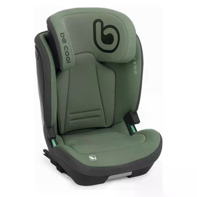 Be Cool Bravo Seggiolino Rialzo Auto i-Size Isofix 100-150 cm Be Grass