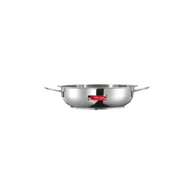 Inoxriv Tegame Inox River 2 Manici 24 cm Acciaio 18-10 Triplo Fondo Compatibile Induzione Inoxriv Tegame Inox River 2 Manici 24 cm Acciaio 18-10 Triplo Fondo Compatibile Induzione