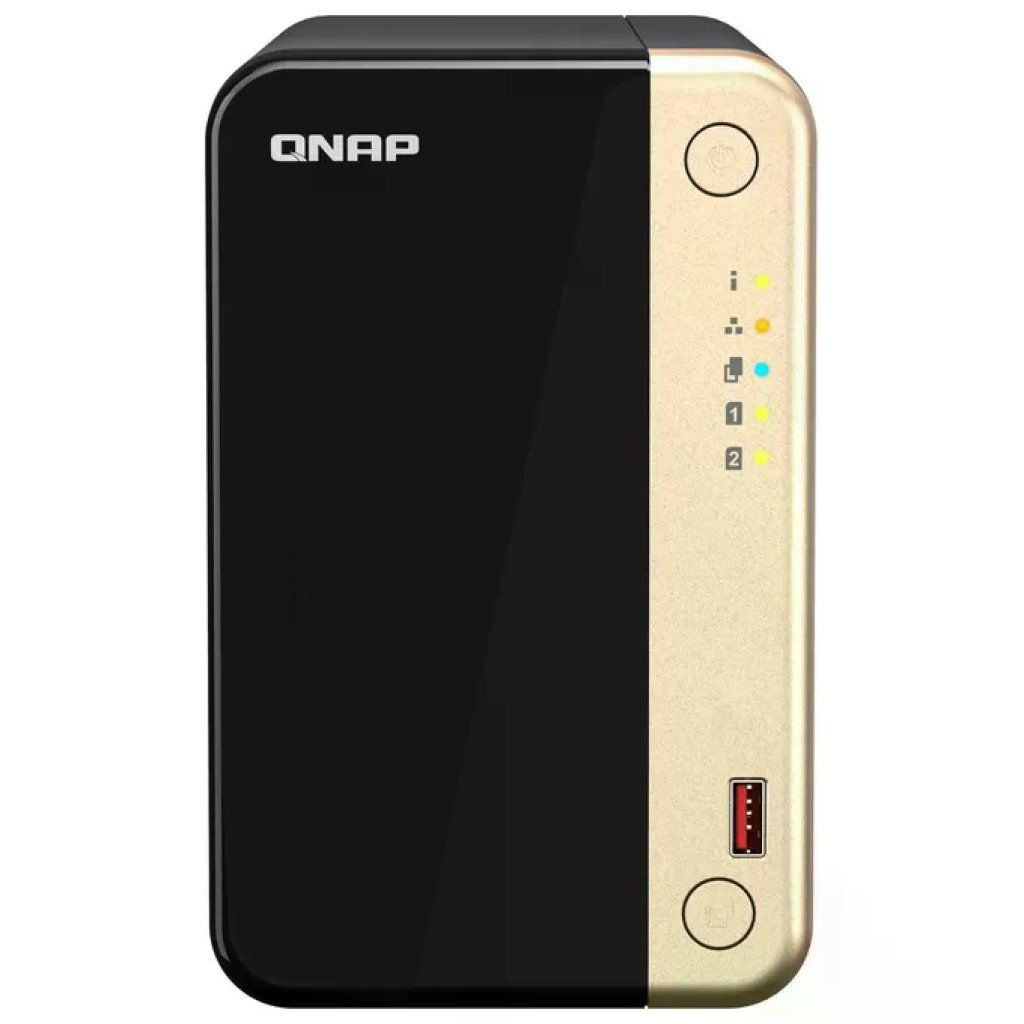 QNAP TS-264-8G NAS Tower 2 Bay, 8 GB DDR4, Intel Celeron N5095 QNAP TS-264-8G NAS Tower 2 Bay, 8 GB DDR4, Intel Celeron N5095