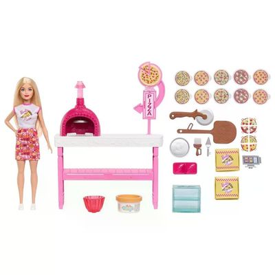 Barbie JMK21 Pizzeria Playset con Bambola e 25 Accessori per Bambini dai 3 Anni Barbie JMK21 Pizzeria Playset con Bambola e 25 Accessori per Bambini dai 3 Anni