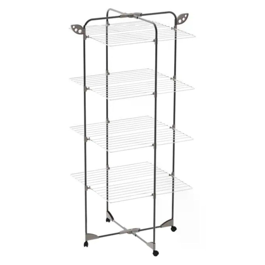 Colombo Alpina ST194-4 Stendibiancheria a Torre 40 m Nero Colombo Alpina ST194-4 Stendibiancheria a Torre 40 m Nero