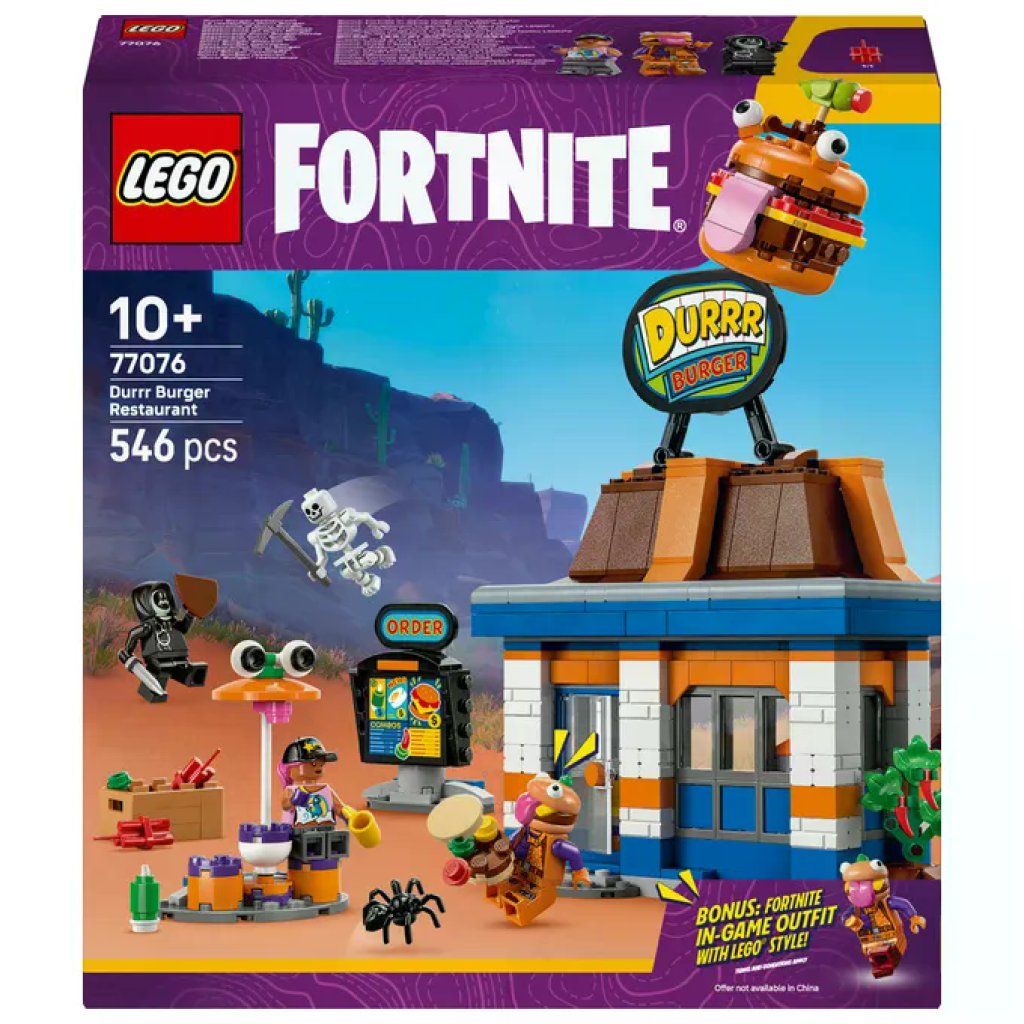 Lego Ristorante di Durrr Burger Fortnite 77076 Set costruzioni