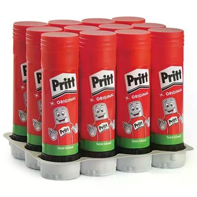 Pritt PS22 Colla Stick 12 pezzi 22g 97% ingredienti naturali senza solventi colore Trasparente Pritt PS22 Colla Stick 12 pezzi 22g 97% ingredienti naturali senza solventi colore Trasparente