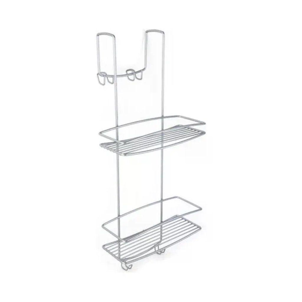 Metaltex Mensola da Appendere per Bagno, 2 Ripiani, 26 × 20 × 58 cm Metaltex Mensola da Appendere per Bagno, 2 Ripiani, 26 × 20 × 58 cm