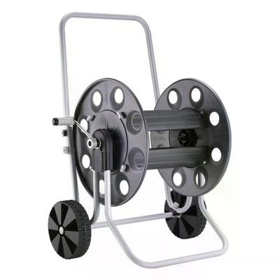 Claber Metal Gemini 8894 – Carrello Avvolgitubo in Acciaio, Capacità 130 m