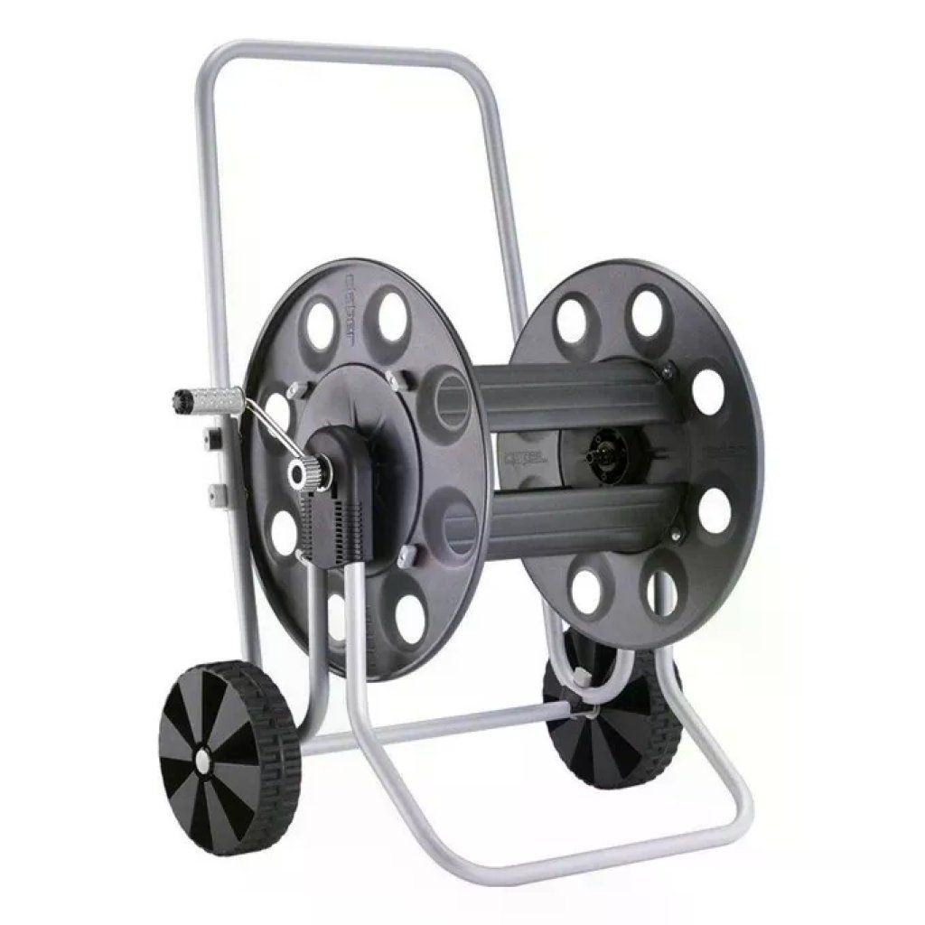 Claber 8894 Metal Gemini Carrello Avvolgitubo capacita' 130 m tubo 1-2'' struttura acciaio Silent Block
