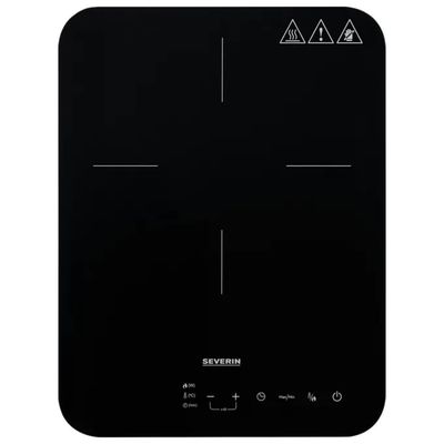 Severin KP 1032 Piano cottura a induzione portatile 28 cm 1 zona 2000 W controllo Touch timer digitale Severin KP 1032 Piano cottura a induzione portatile 28 cm 1 zona 2000 W controllo Touch timer digitale