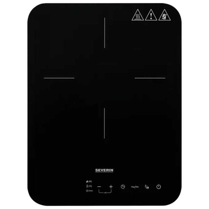 Severin KP 1032 Piano cottura a induzione portatile 28 cm 1 zona 2000 W controllo Touch timer digitale