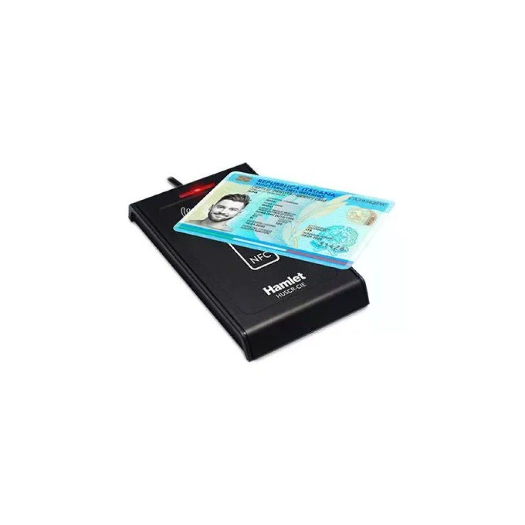 Hamlet HUSCR-CIE Lettore Smart Card NFC USB Hamlet HUSCR-CIE Lettore Smart Card NFC USB