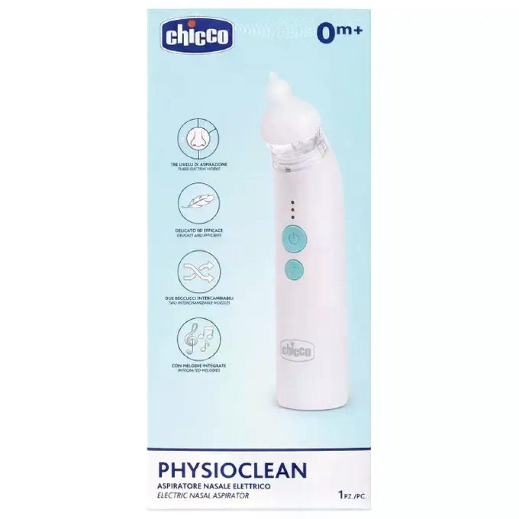 Chicco PhysioClean Aspiratore Nasale Elettrico 0m+