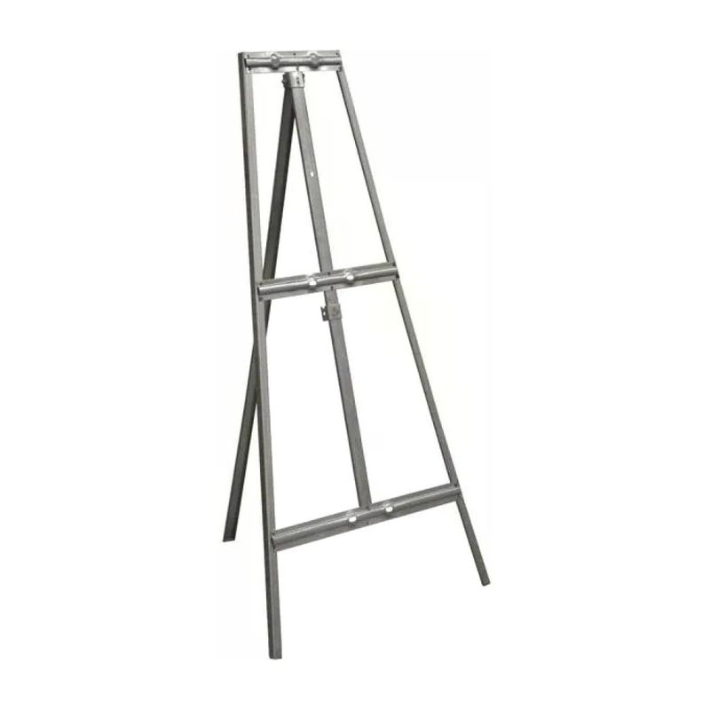 3G EMILIA Cavalletto per Cartelli Stradali acciaio zincato circolari 60 cm triangolari 90 cm altezza