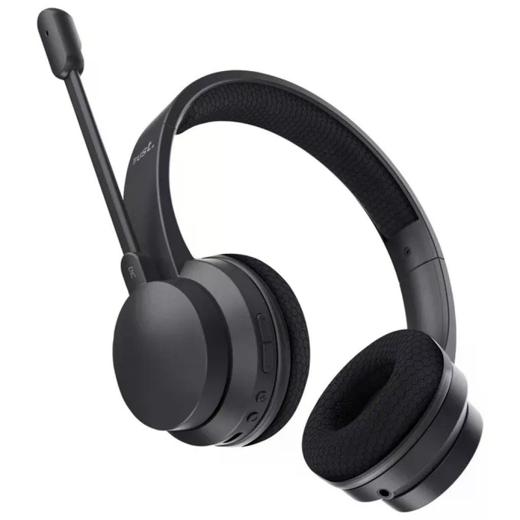 Trust 25463 Ayda Cuffie On-ear Bluetooth Wireless ENC Microfono USB-C Jack 3