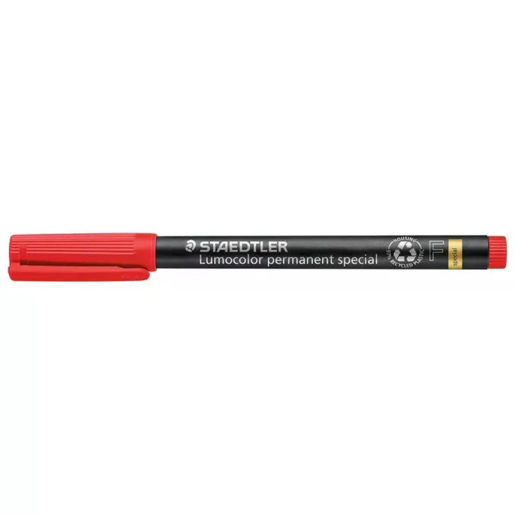 Staedtler Cf10 penna Lumocolor Fine Special 0 6 Rosso