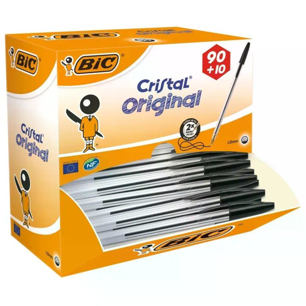 BIC 896040 Cristal Medium Penna a sfera Punta Media 1 mm Linea 0