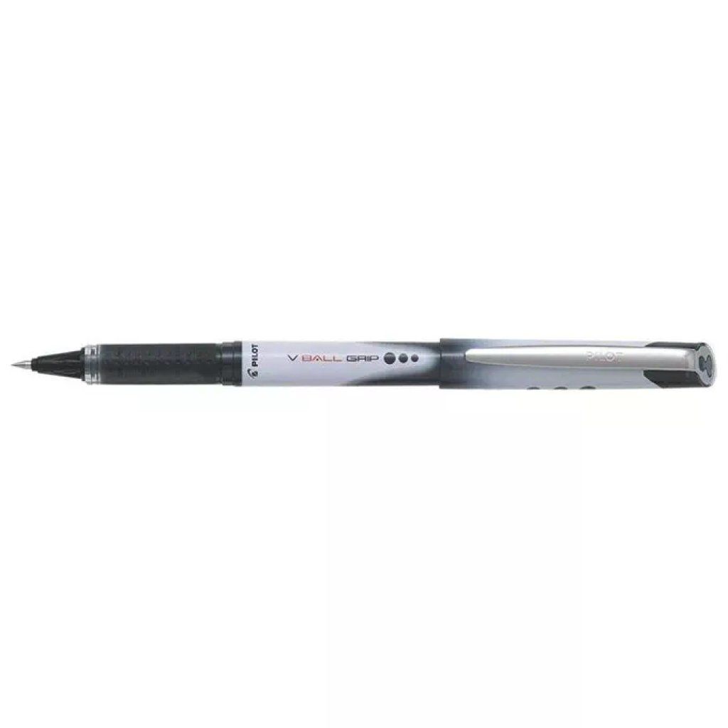 Pilot 011280 V-Ball Penna Roller Punta Conica 1 mm Grip Ergonomico Inchiostro Liquido V