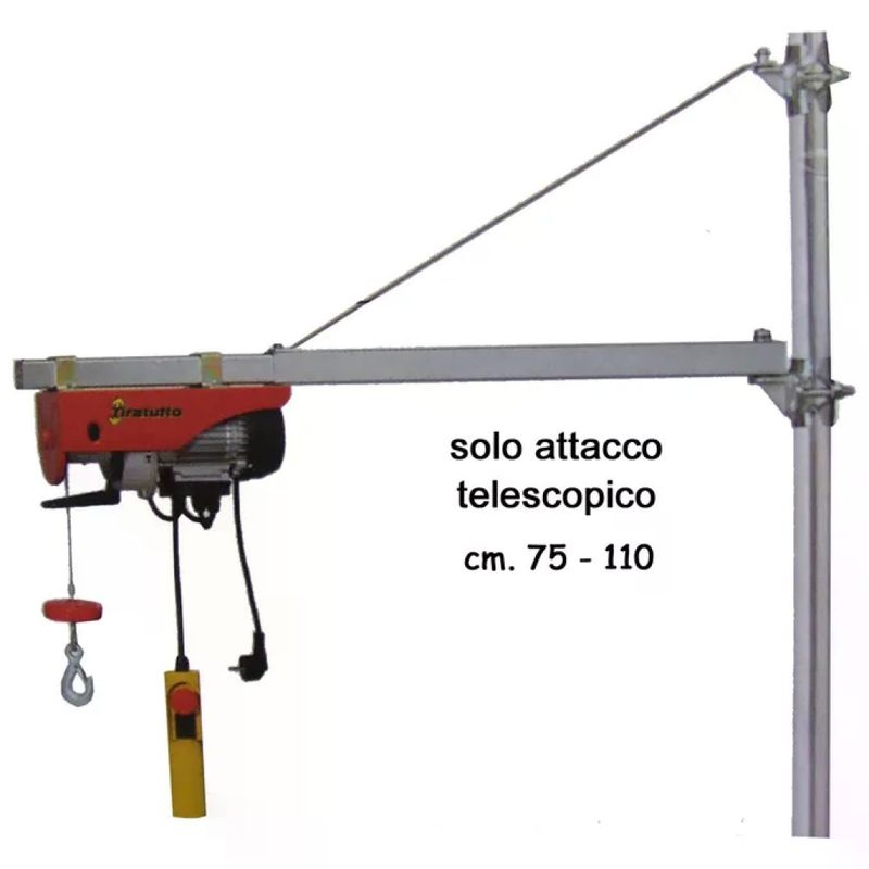 NIDEC TEA Braccio telescopico per paranco Einhell GT-SA1200, 75–110 cm