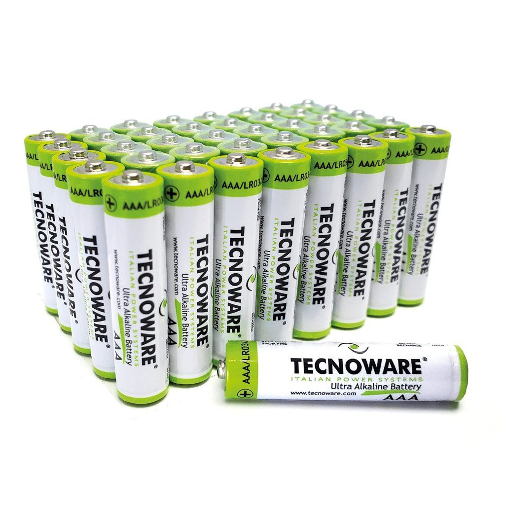 Tecnoware Batterie Alcaline AAA 1,5 V – 40 pezzi