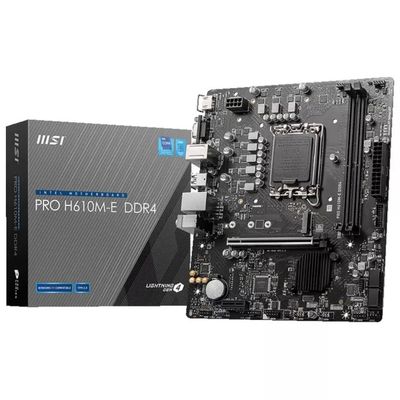 MSI PRO H610M-E Scheda Madre micro ATX LGA 1700 DDR4 Intel H610 per Core i9