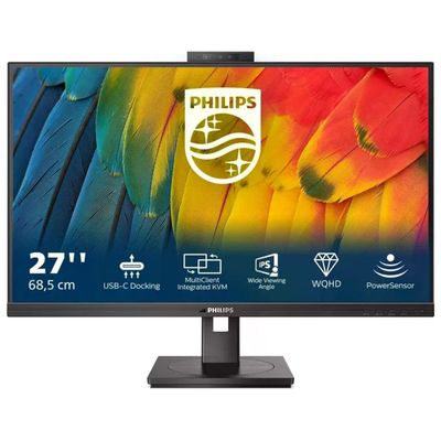 Philips 27B1U5601H Monitor 27” QHD IPS con Webcam 5 MP e USB-C 100 W