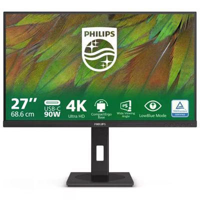 Philips 27B1U3900-00 Serie 3000 Monitor PC 27'' 4K Ultra HD IPS USB-C Docking 90W Hub USB 3