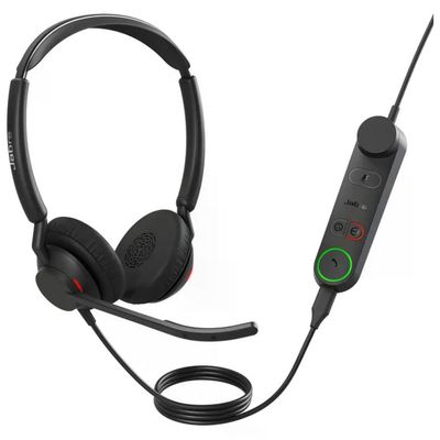 Jabra Engage 50 II – Auricolare stereo cablato USB-A per ufficio, nero
