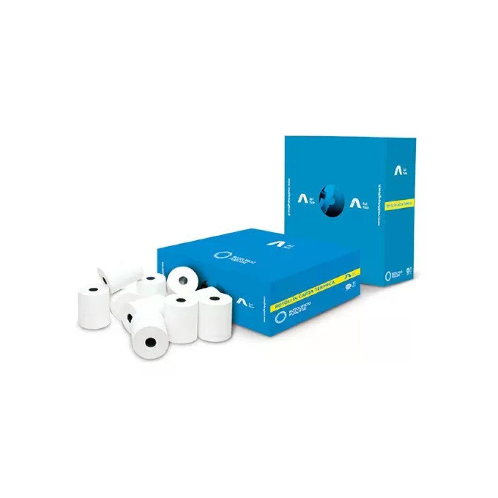 ROTOLIFICIO PUGLIESE Rotoli Carta Termica Omologata 57 mm x 80 m – Confezione da 50