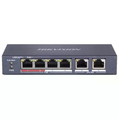 Hikvision DS-3E0510P-E-M Switch PoE Gigabit a 8 porte Hikvision DS-3E0510P-E-M Switch PoE Gigabit a 8 porte