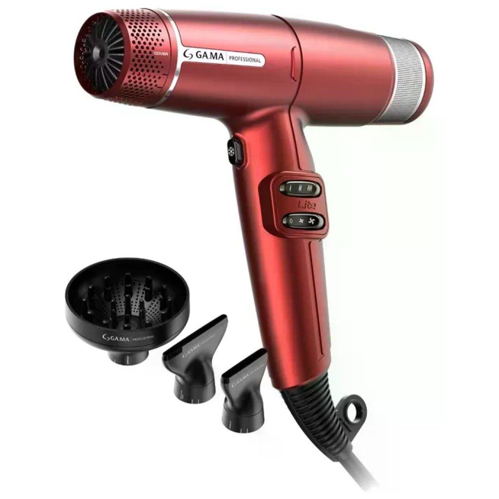GA.MA iQ Lite PH6030 Asciugacapelli Rosso 1600 W