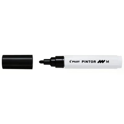 Pilot Confezione 6 Marcatore ad Acqua Pintor Sca 4,5mm Nero