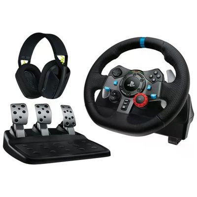 Logitech G G29 Kit Volante Pedaliera e Cuffie 900° PlayStation e PC Logitech G G29 Kit Volante Pedaliera e Cuffie 900° PlayStation e PC