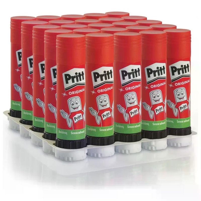 Pritt 200040 Stick Colla Stick 10 g Confezione da 25 Pezzi colore Bianco