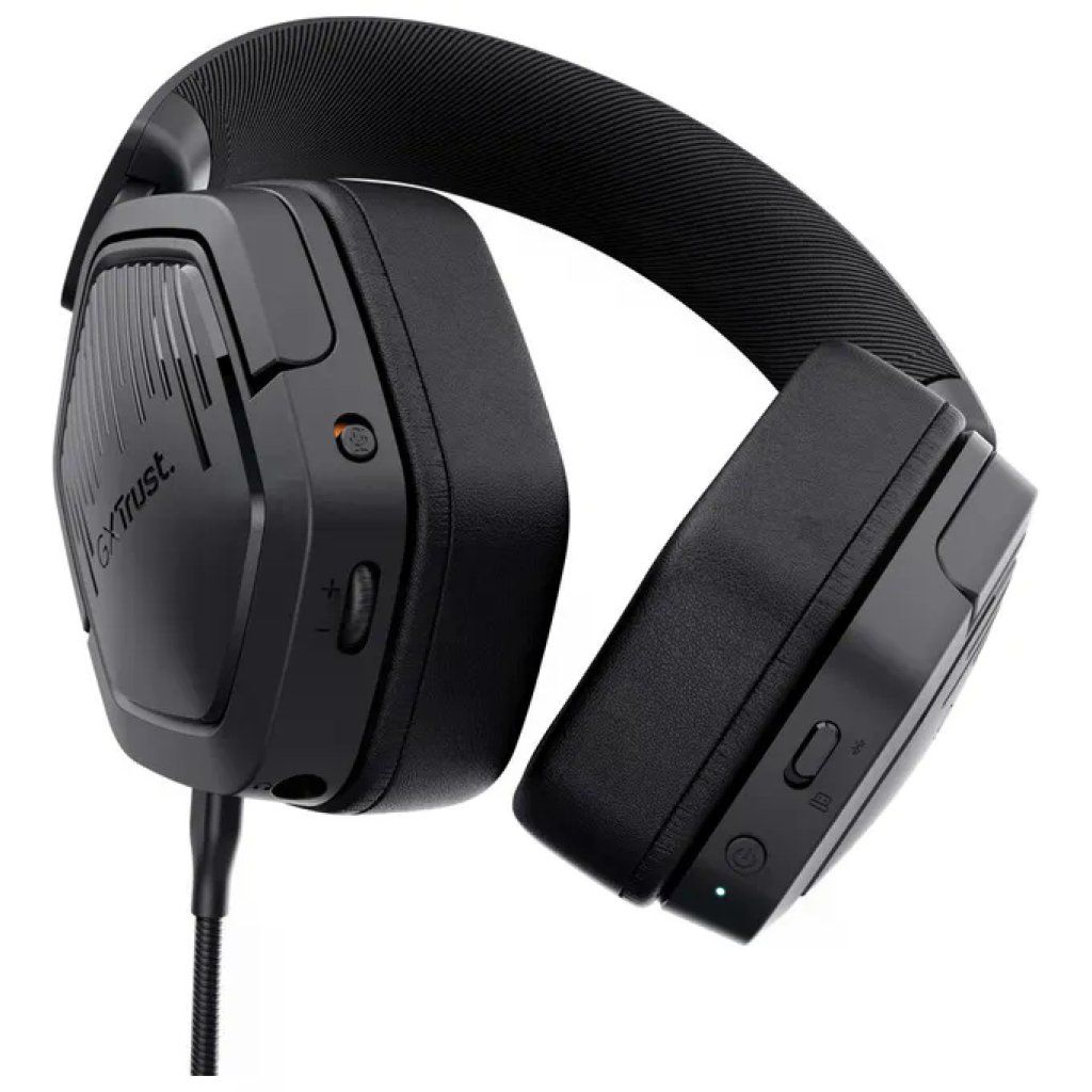 Trust A14797 GXT 493PS Carus Cuffie Gaming Wireless Over-Ear Driver 50mm Doppia Connessione BT 2