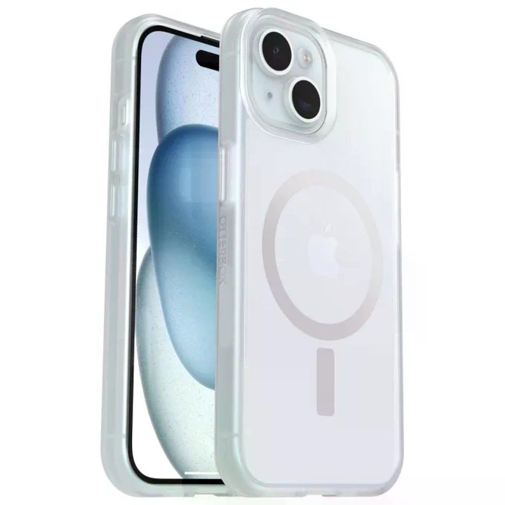 OtterBox React Series – Custodia MagSafe trasparente con dettagli neri per iPhone 13, 14, 15 e 16 OtterBox React Series – Custodia MagSafe trasparente con dettagli neri per iPhone 13, 14, 15 e 16