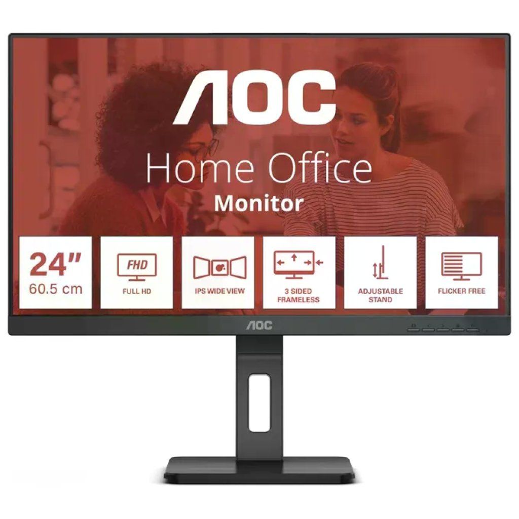 AOC Monitor AOC 24E3QAF 23,8” Full HD IPS 75 Hz