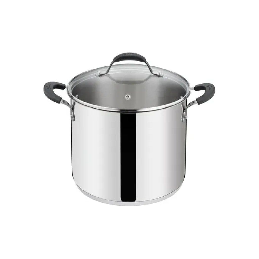 Lagostina Tempra Pentola in Acciaio Inox 18 cm con Coperchio in Vetro