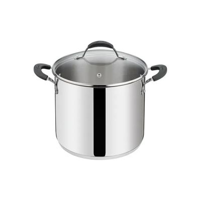 Lagostina Tempra Pentola in Acciaio Inox 18 cm con Coperchio in Vetro Lagostina Tempra Pentola in Acciaio Inox 18 cm con Coperchio in Vetro